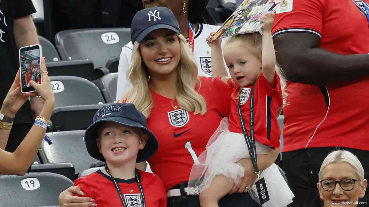 Megan Pickford, Ellie Watkins and Jude Bellingham's girlfriend Ashlyn Castro proudly lead the WAGs cheering on England in their World Cup clash against Panama