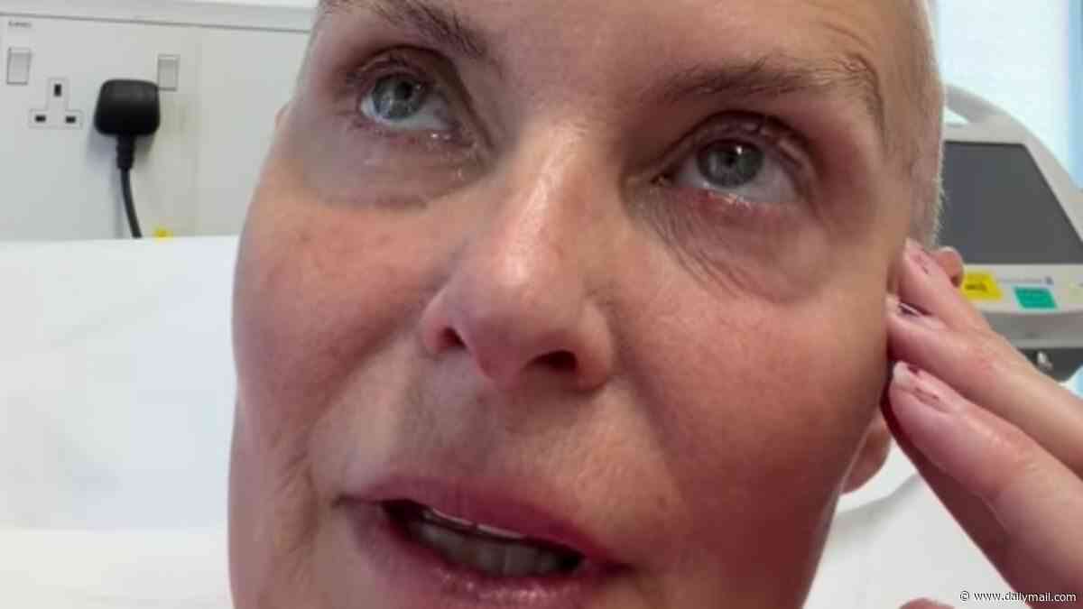 Coronation Street's Tracy Shaw, 52, breaks down in tears as she's readmitted to hospital amid breast cancer battle