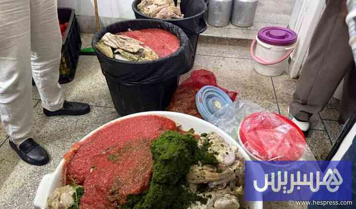 حجز كميات دجاج فاسد بمراكش