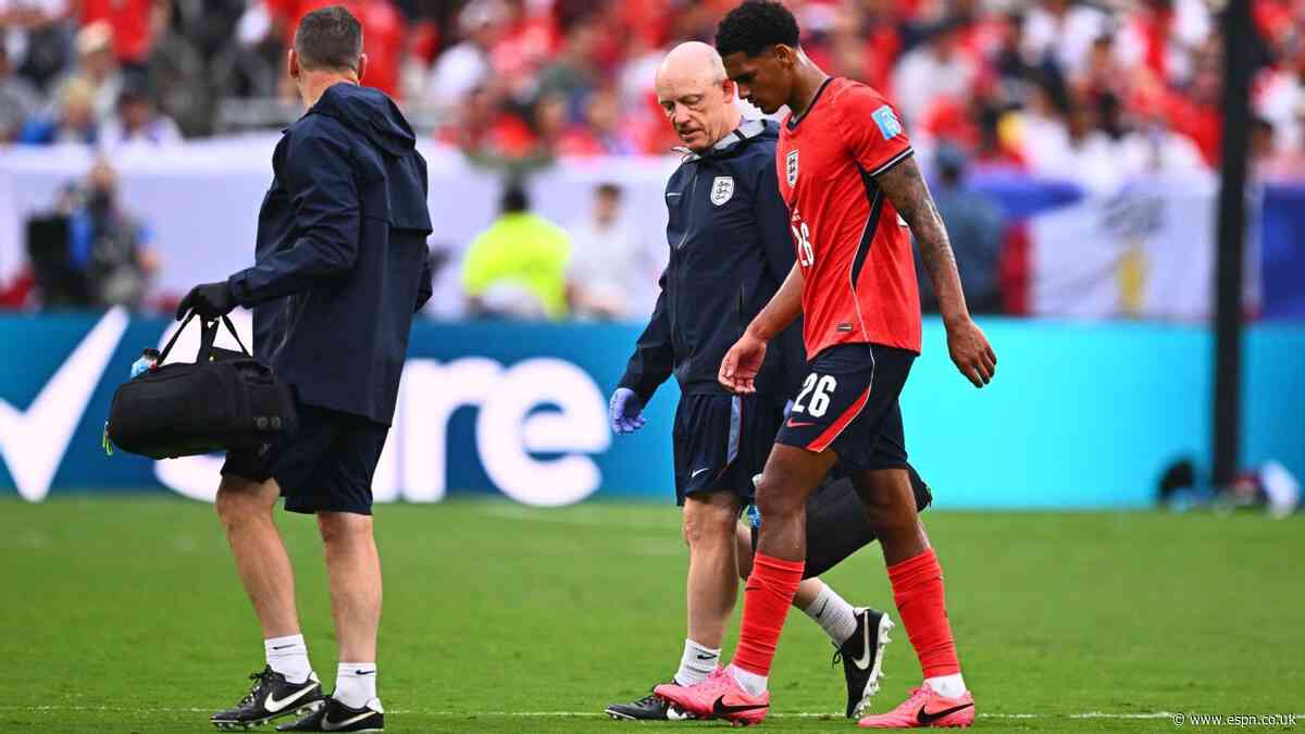 England RB issues deepen as Quansah limps off