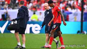 England RB issues deepen as Quansah limps off