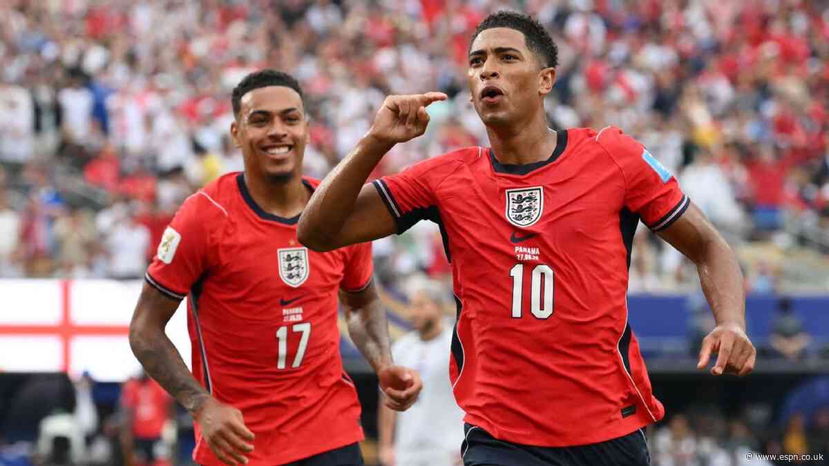 England 2-0 Panama: Jude Bellingham, Harry Kane go...