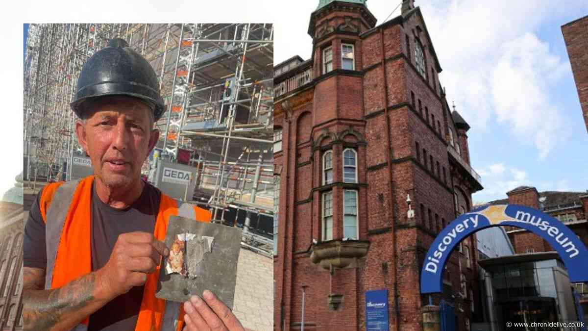 Roofer working at Discovery Museum finds photo of his son which he hid there 24 years earlier