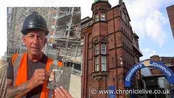 Roofer working at Discovery Museum finds photo of his son which he hid there 24 years earlier