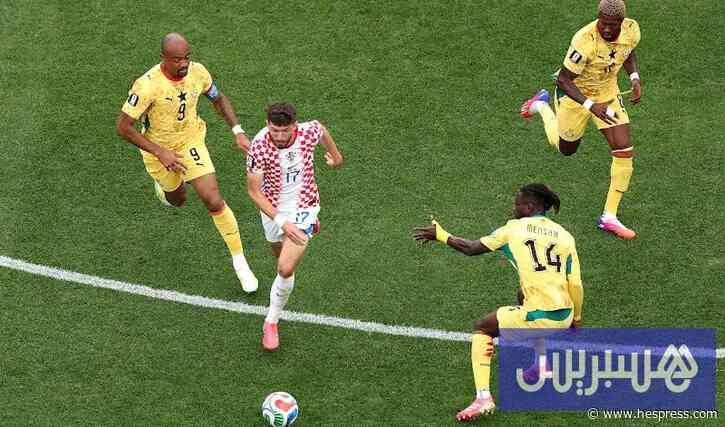 منتخب كرواتيا يفوز على غانا بهدفين