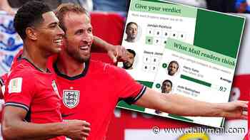 England 2-0 Panama - PLAYER RATINGS: Who gets 9/10 after showing star quality? Who is still way below his best? And who proved they should start in the knockouts?