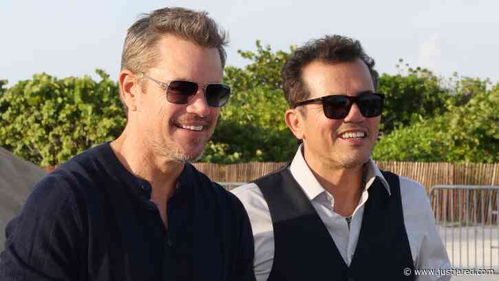 Matt Damon & John Leguizamo Kick Off ‘The Odyssey’ Press Tour at Miami Photo Call