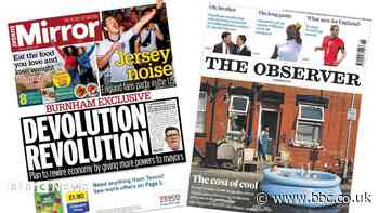 The Papers: 'Devolution revolution' and 'the cost of cool'