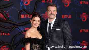 Millie Bobby Brown and David Harbour reunite after Stranger Things rumours