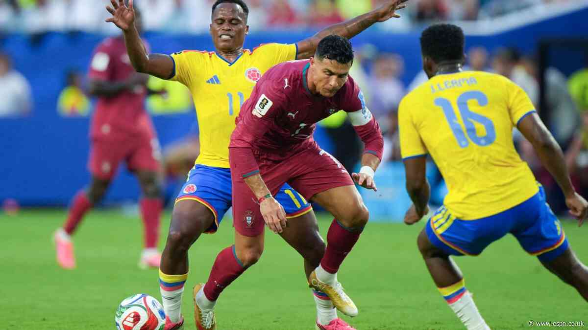 Colombia take top spot after Portugal stalemate
