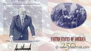 Historic redesign of US passport featuring imposing image of Donald Trump revealed