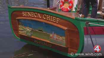 Historic Seneca Chief returns to Canalside after statewide voyage