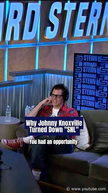 Why Johnny Knoxville Turned Down "SNL" (2018)