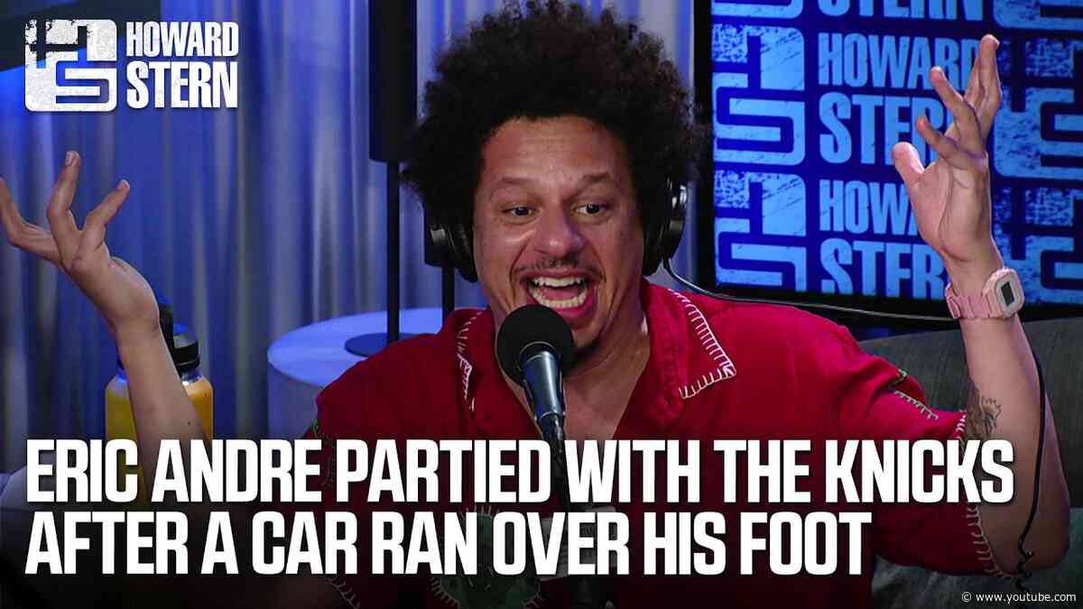 Eric Andre Partied with the Knicks After a Car Ran Over His Foot