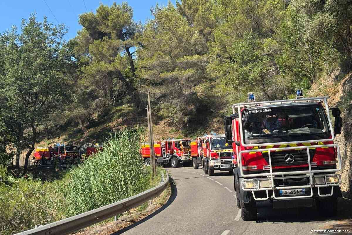 « Stratégie d’attaque massive », nouveaux drones… : aux portes de Nice, voici comment l’un des premiers feux de forêt de la saison a été jugulé par 90 pompiers aux méthodes innovantes