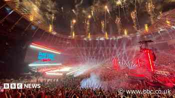 Bad Bunny: Latin star lights up London with history-making stadium show