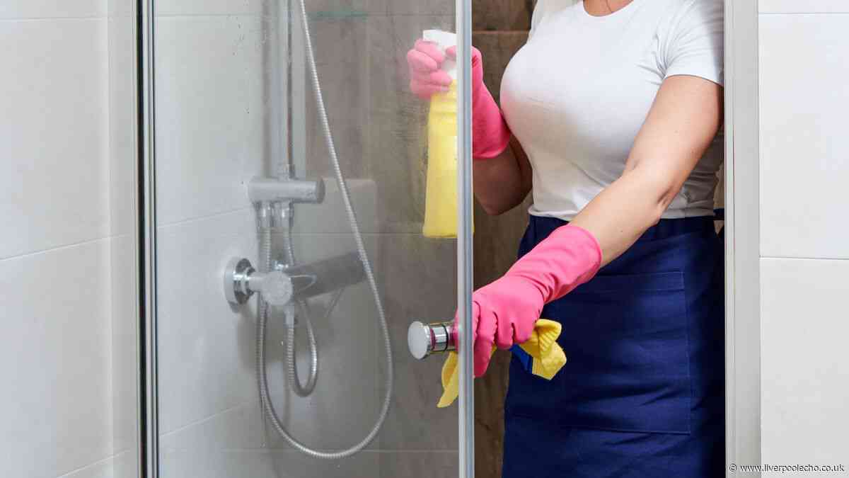 Shower glass sparkles like new with 'game-changing' 35p kitchen item