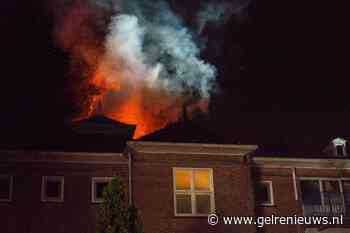 Liftschacht vliegt in brand op dak van woonzorgcentrum