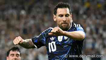 Lionel Messi sets ANOTHER World Cup record with goal against Jordan as wife Antonela goes wild in the stands