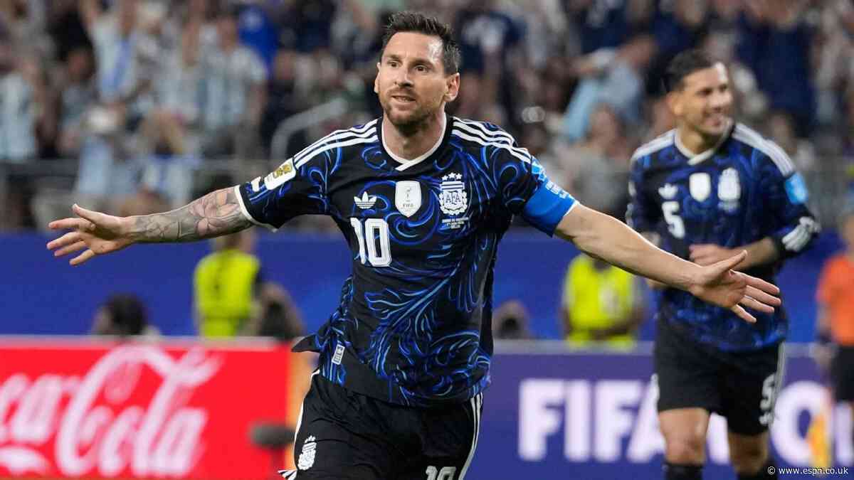 Messi nets again, Argentina cap flawless group run...