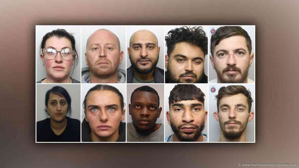Manchester Airport thug and killer driver among criminals locked up this week in Greater Manchester