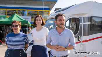 "Keine Untergangsstimmung": Wie die Grünen in Ostdeutschland um Stimmen kämpfen