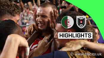 Austria score dramatic late equaliser against Algeria as both progress