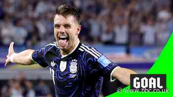 Lo Celso marks his World Cup debut with a fantastic free-kick