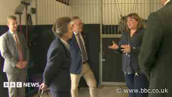 Princess Royal visits stables during Northern Ireland visit