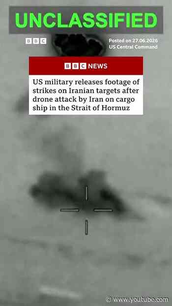 US strikes Iran after attack on cargo ship. #Iran #US #BBCNews