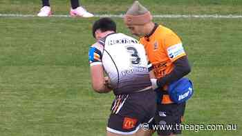 Awkward tackle leaves Tigers gun under injury cloud