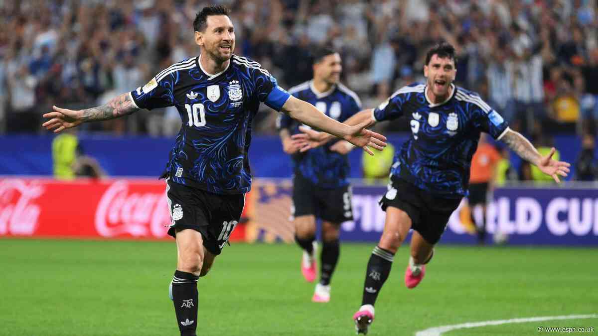 Argentina show they can win without Messi but he s...