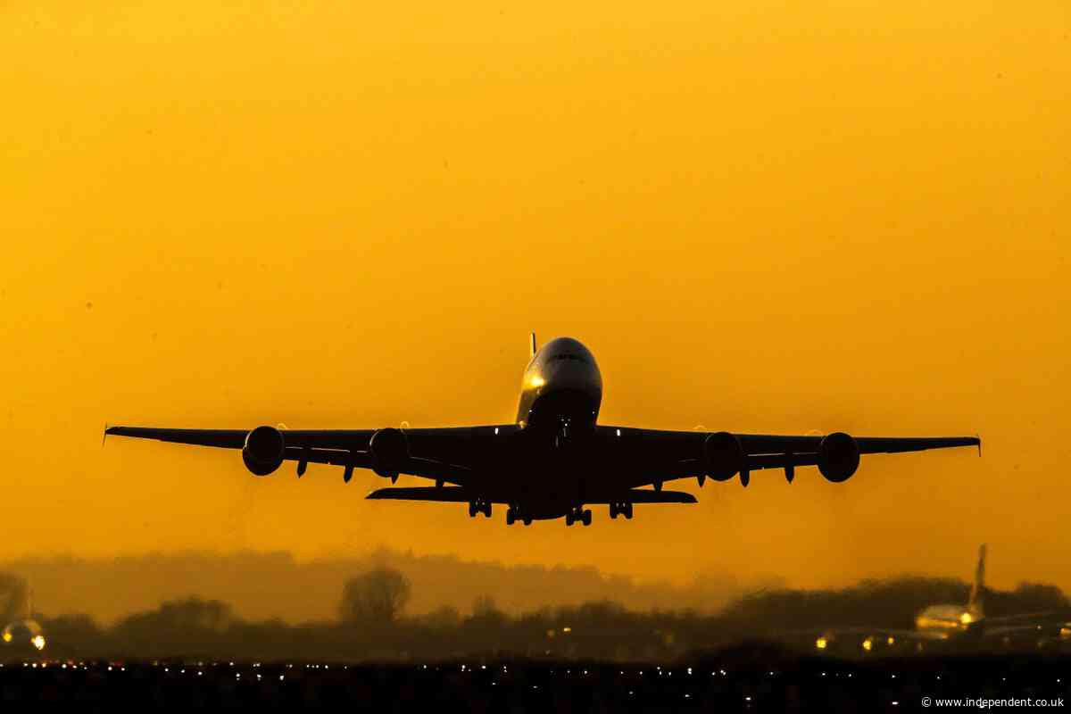 Hundreds of Heathrow and Gatwick flights delayed as thunderstorms hit UK