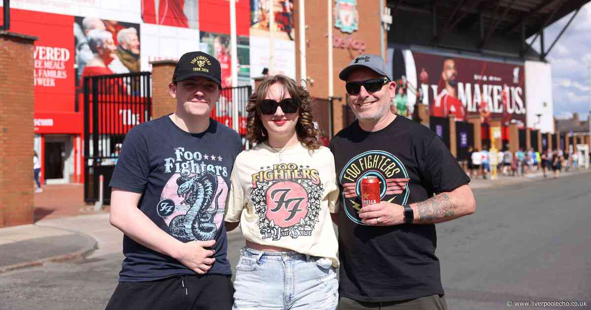 30 of the best fan photos and outfits from Foo Fighters at Anfield