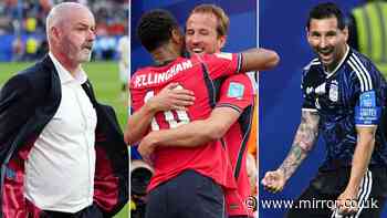 World Cup LIVE: England's last 32 opponents confirmed, Clarke QUITS Scotland, Messi breaks record