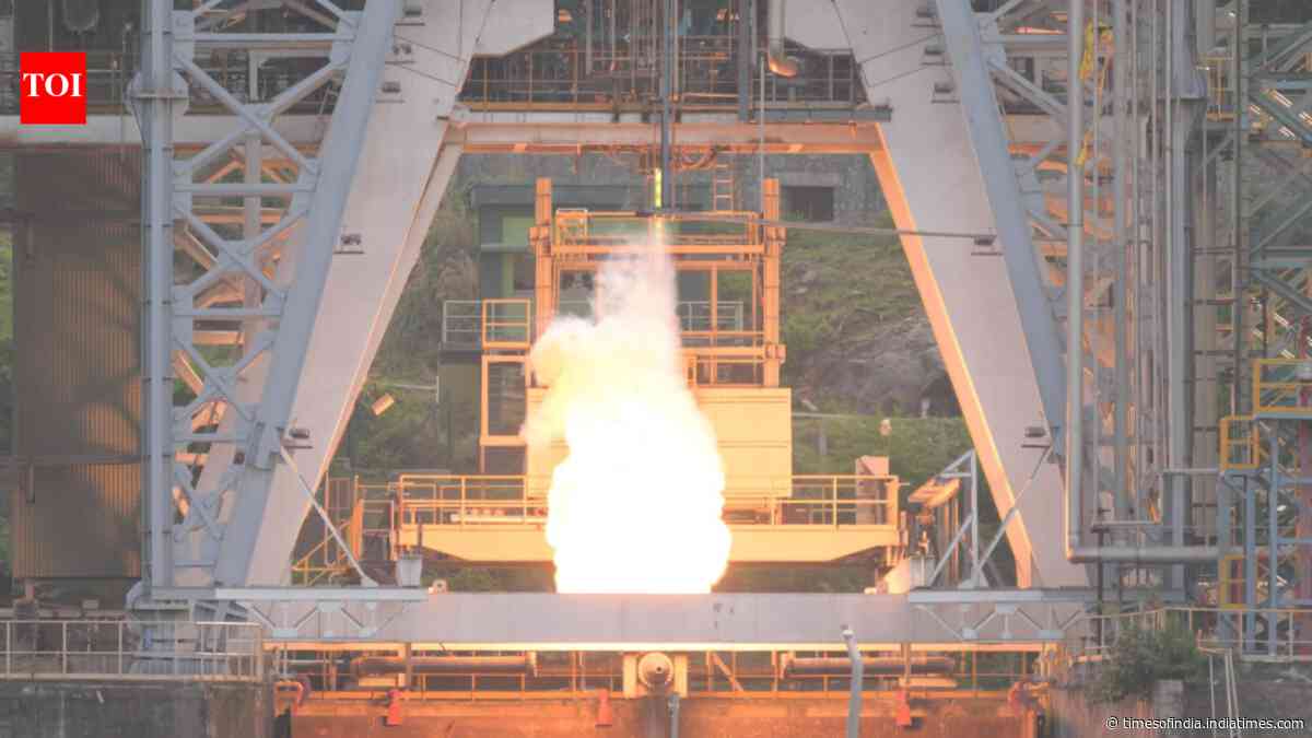 Isro moves step closer to more powerful LVM-3 with key engine test