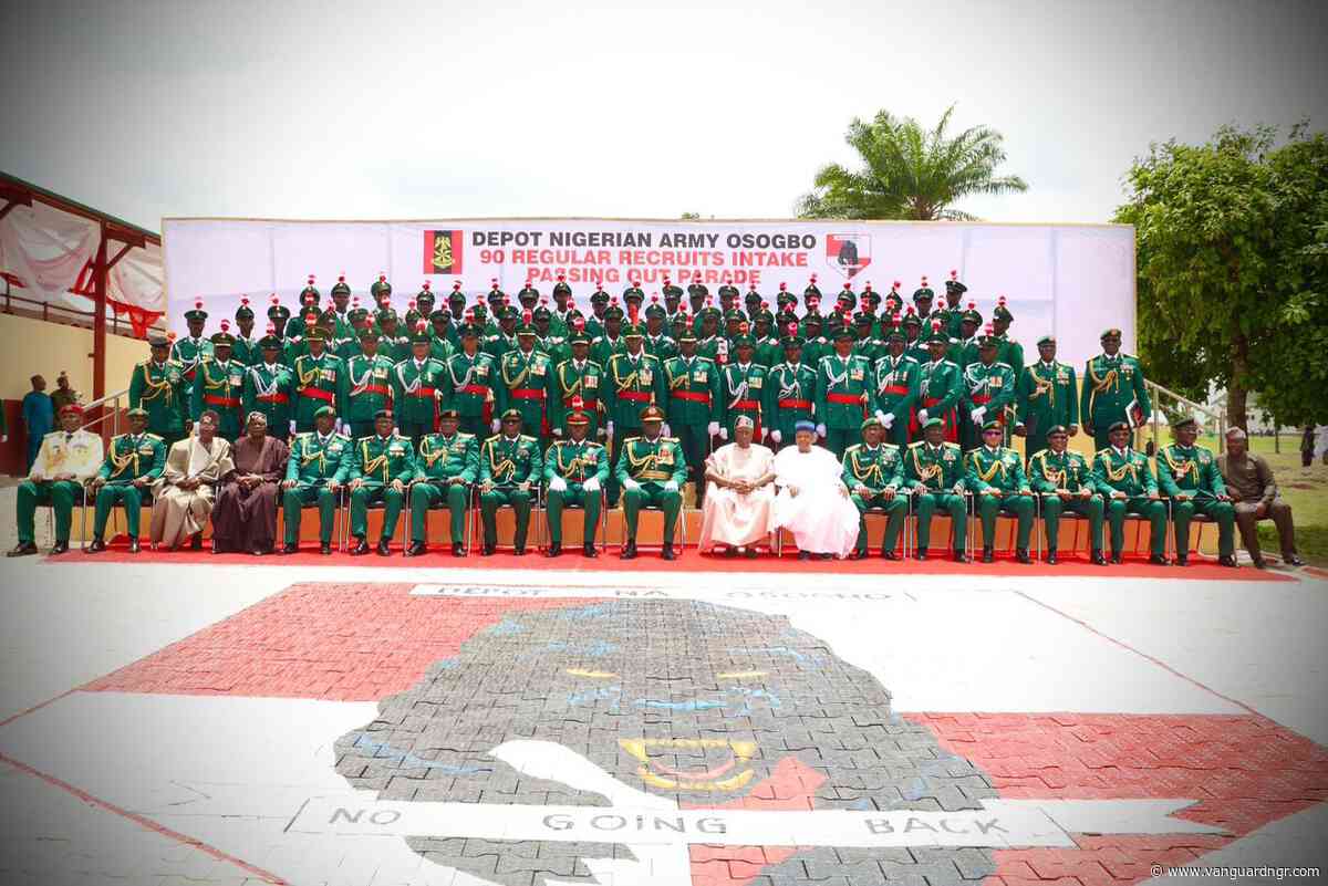 COAS boosts army strength as over 8,000 soldiers graduate from depot, Osogbo