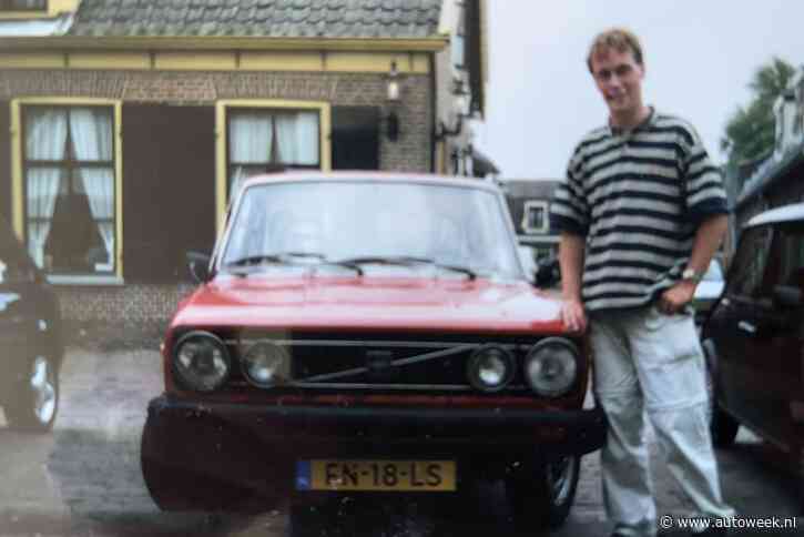 Voor 50 gulden kocht Jilger deze Volvo 66, die hij met hulp van fietsenmaker 3 jaar reed