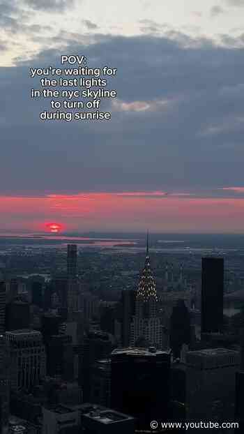 Best sunrise views in the city