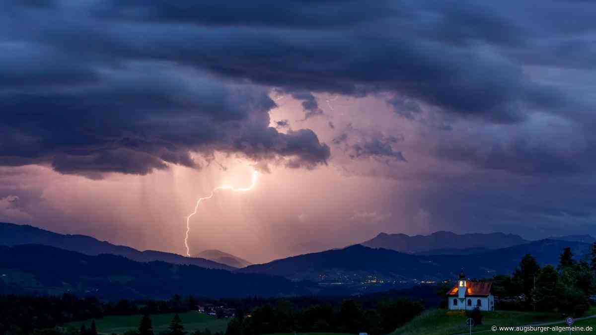 Gewitterwarnung in Bayern: Starkregen, Hagel und Sturmböen in Bayern möglich