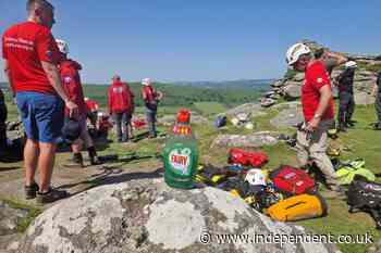 Washing up liquid saves schoolgirl trapped on Dartmoor rocks