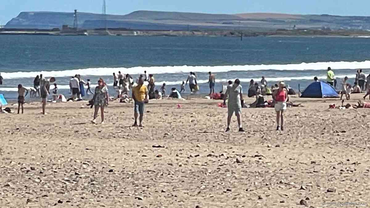 Man on inflatable toy dinghy blown out to sea off Seaton Carew