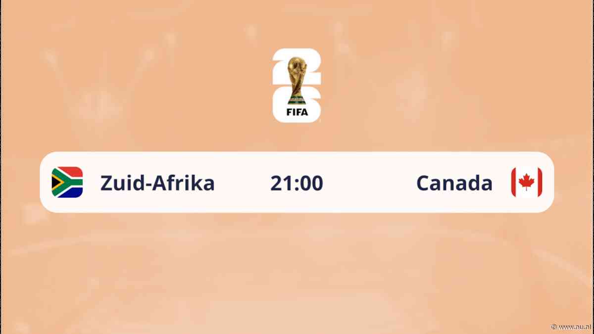 Dagprogramma WK | Canada luidt in VS knock-outfase in, Oranje kijkt mee