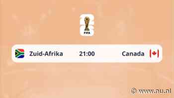 Dagprogramma WK | Canada luidt in VS knock-outfase in, Oranje kijkt mee