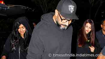 Abhishek, Aishwarya, Aaradhya jet out of the city in matching outfits, netizens praise THIS