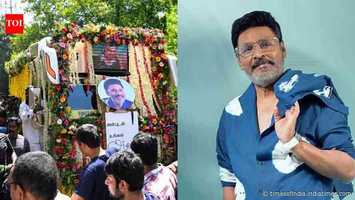 K Bhagyaraj cremated with state honours in Chennai