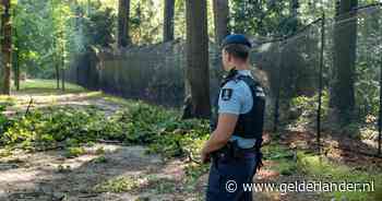 Prinses Beatrix (88) inspecteert zelf stormschade bij kasteel Drakensteyn