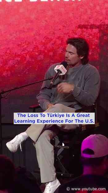 Losing The Final Group Stage Match vs Türkiye Is A Good Learning Experience For The USMNT #shorts