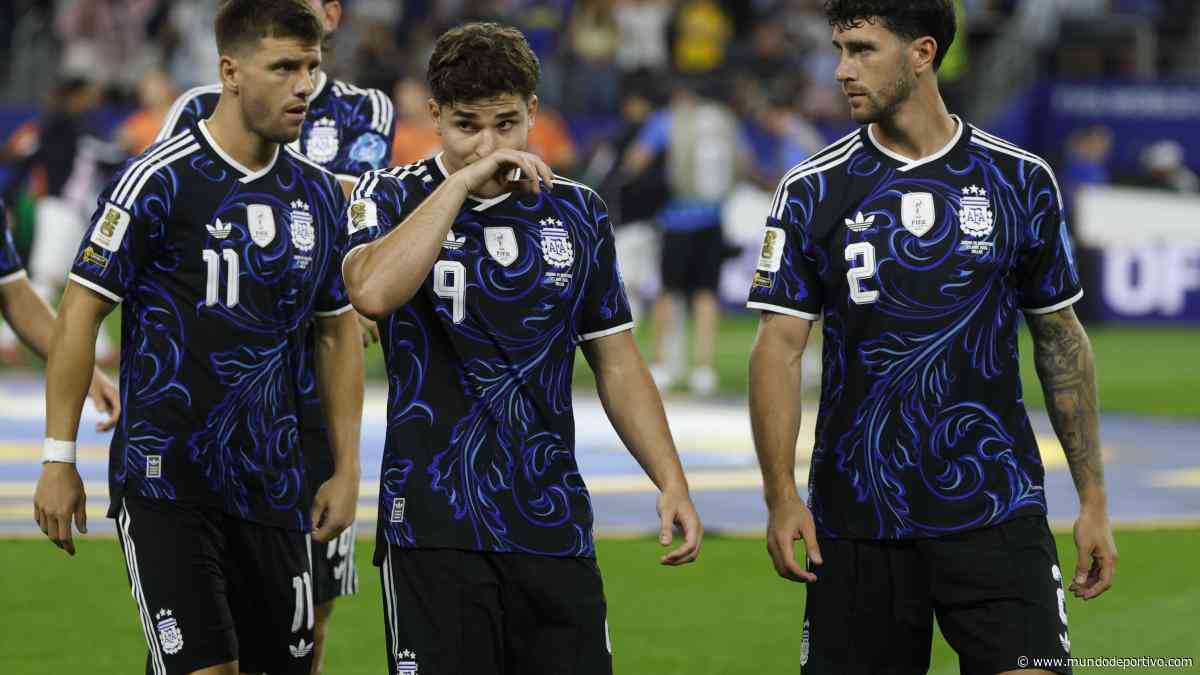 Julián Álvarez tampoco 'araña' en el Mundial