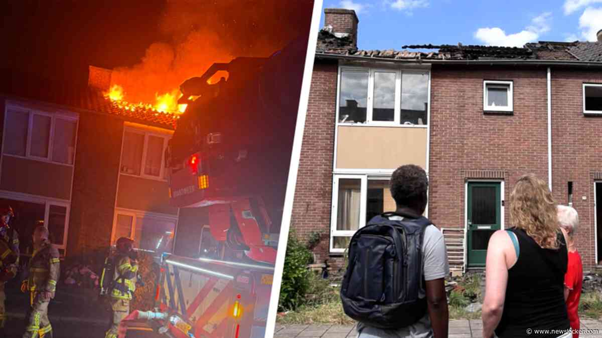 Blikseminslag verwoest huis in Landsmeer: ‘Buurjongen heeft het gelukkig overleefd’